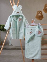Mijölnir Set de baño para bebé Aslan - Menta
